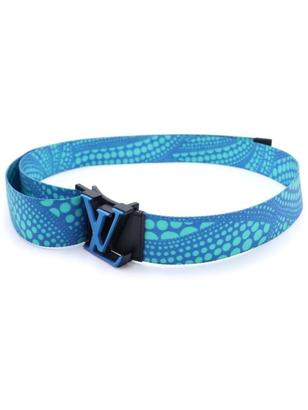 Louis Vuitton YK Yayoi Kusama Ceinture LV Webbing Blue Belt